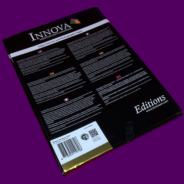 Innova Editions | Packaging Design | Sheet Box Back