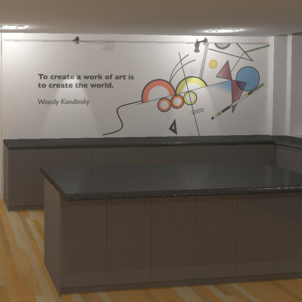 Innovation Hub Andover | Interior Design Concept | Print Studio Artwork