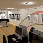 Innovation Hub Andover | Interior Design Concept | Print Studio Image Display