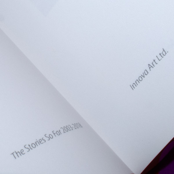 Fifteen Years of Innova Art | Book Design | Running Titles